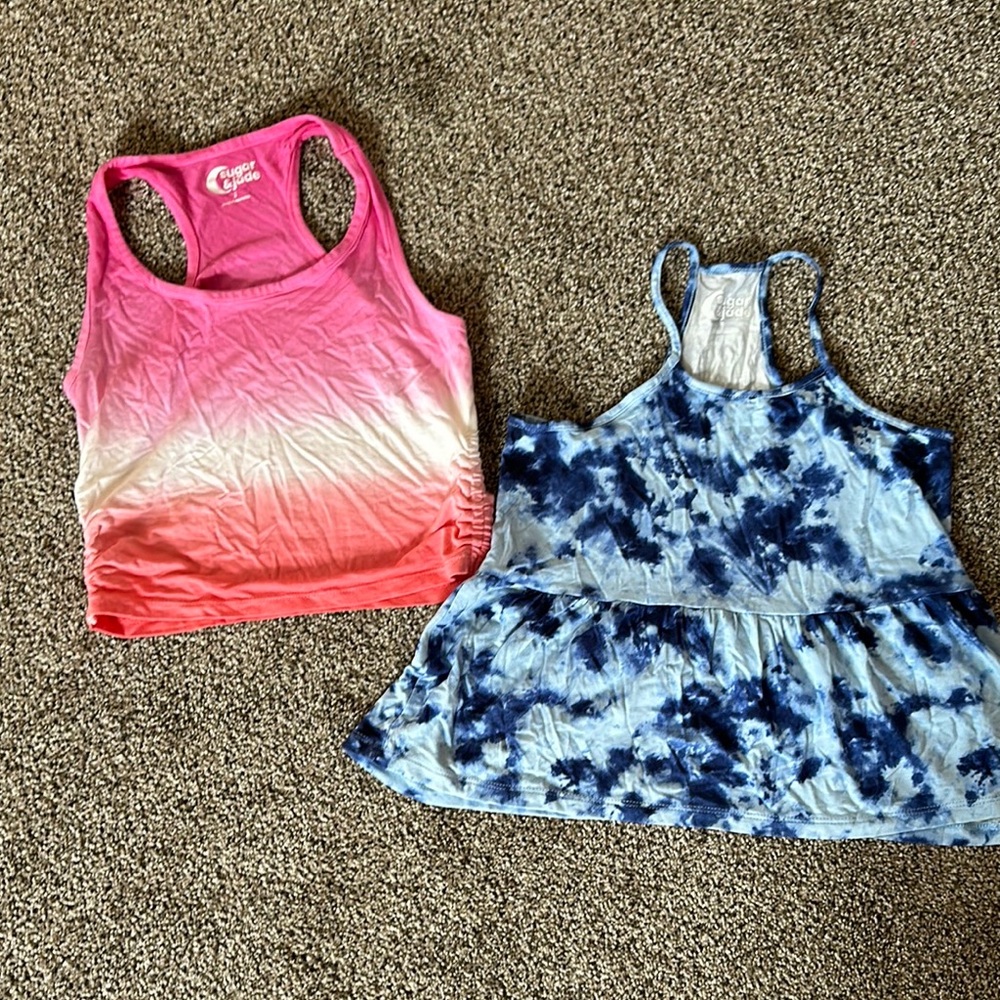 Set of 2 girls tank tops